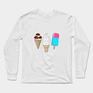 Ice Cream Lover Long Sleeve T-Shirt